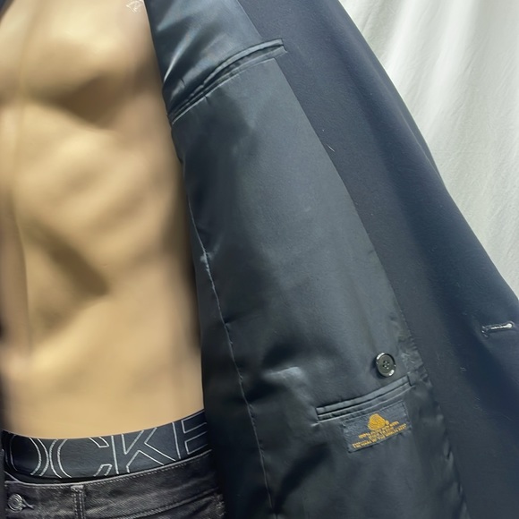 Jean-Paul Germain Men's Black Wool Jacket Blazer - Picture 10 of 14